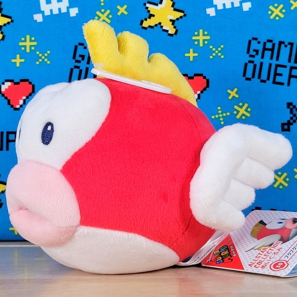 All Star Collection CHEEP CHEEP 10" #30 Ultrasoft Nintendo Gaming Plush Toy NWT - Picture 6 of 12